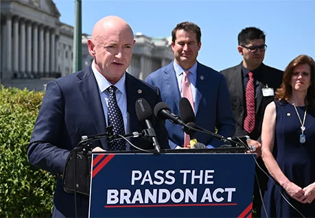 Mark Kelly speaks about the Brandon Act